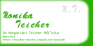 monika teicher business card